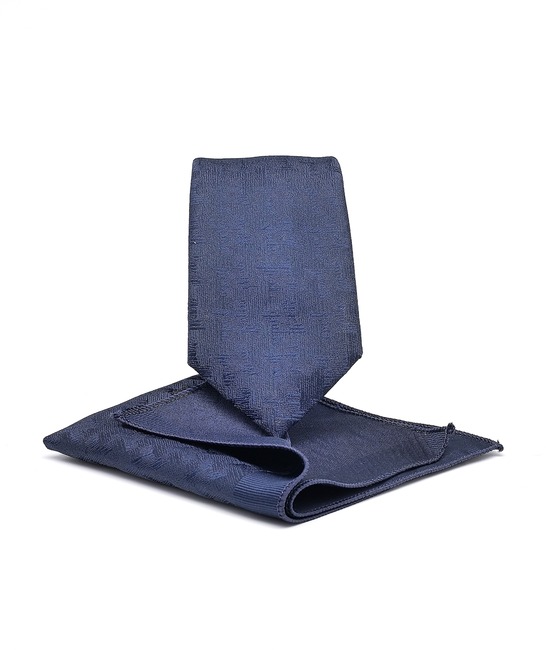 Ανδρική μπλε γραβάτα σχεδιασμό στην ύφανση