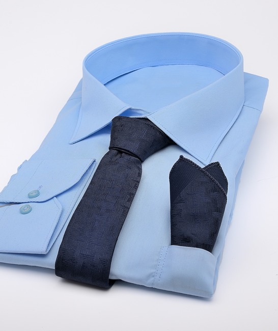 Ανδρική μπλε γραβάτα σχεδιασμό στην ύφανση
