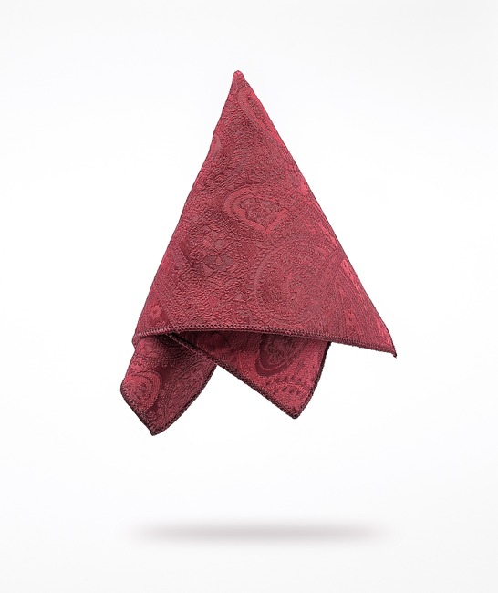 Ανδρική στενή γραβάτα με λαχούρι σχέδιο σε μπορντώ χρώμα
