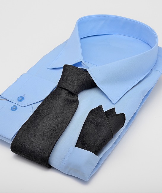 Premium γραβάτα με ρετρό κέντημα αυτοκινήτου με μαντηλάκι 