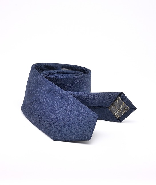Μπλε καρό κλασική γραβάτα