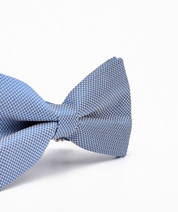 Κομψό ανδρικό παπιγιόν σε γαλάζιο με ανάγλυφο σχέδιο 