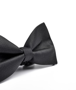 Κομψό ανδρικό παπιγιόν σε μαύρο χρώμα