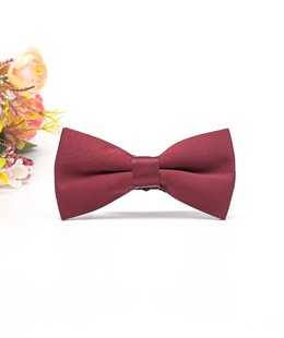 Πολυτελές ανδρικό παπιγιόν δύο στρώσεων σε μπορντό χρώμα