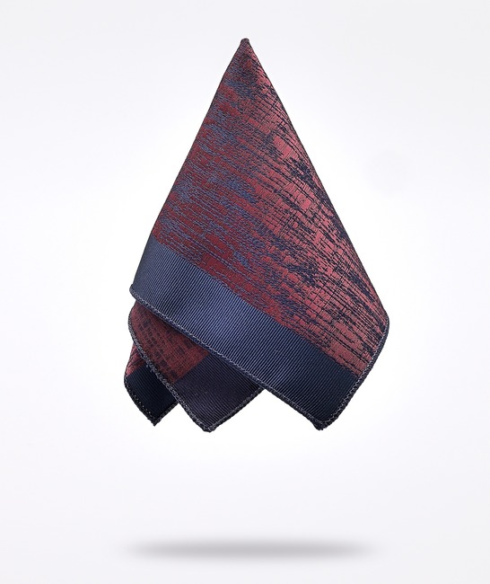 Ανδρική γραβάτα σε σκούρο μπορντό χρώμα με ανάγλυφο ύφασμα