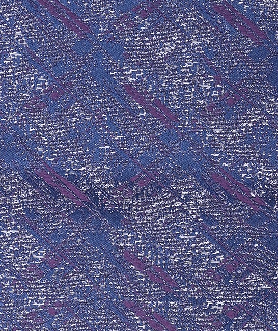 Μπλε μωβ παπιγιόν με μαντηλάκι και καρφίτσα πέτο