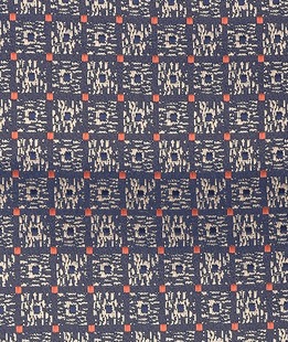 Пαπιγιόν σε σετ τριών τεμαχίων σε μπλε και μπεζ