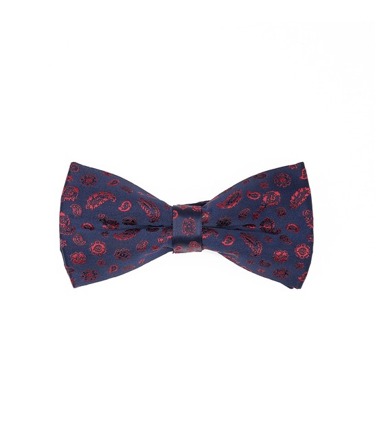 Ανδρικό πολυτελές σετ τριών τεμαχίων σε paisley red στοιχεία