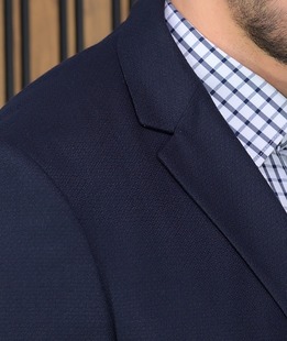 Άνετο ανδρικό σακάκι σε χρώμα indigo Regular Fit