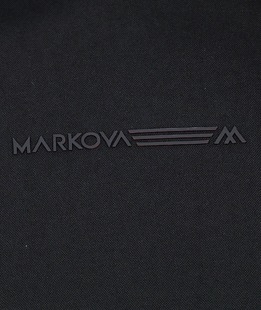 Γοητευτικό ανδρικό μαύρο μπλουζάκι με απλικέ