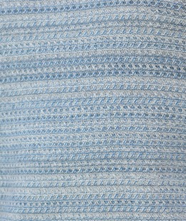 Πλεκτό ανδρικό πουλόβερ μελανζέ πολυτελείας σε μπλε χρώμα