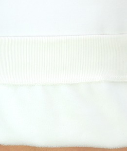 Ανδρική λευκή μακρυμάνικη μπλούζα με πουπουλένια φόδρα